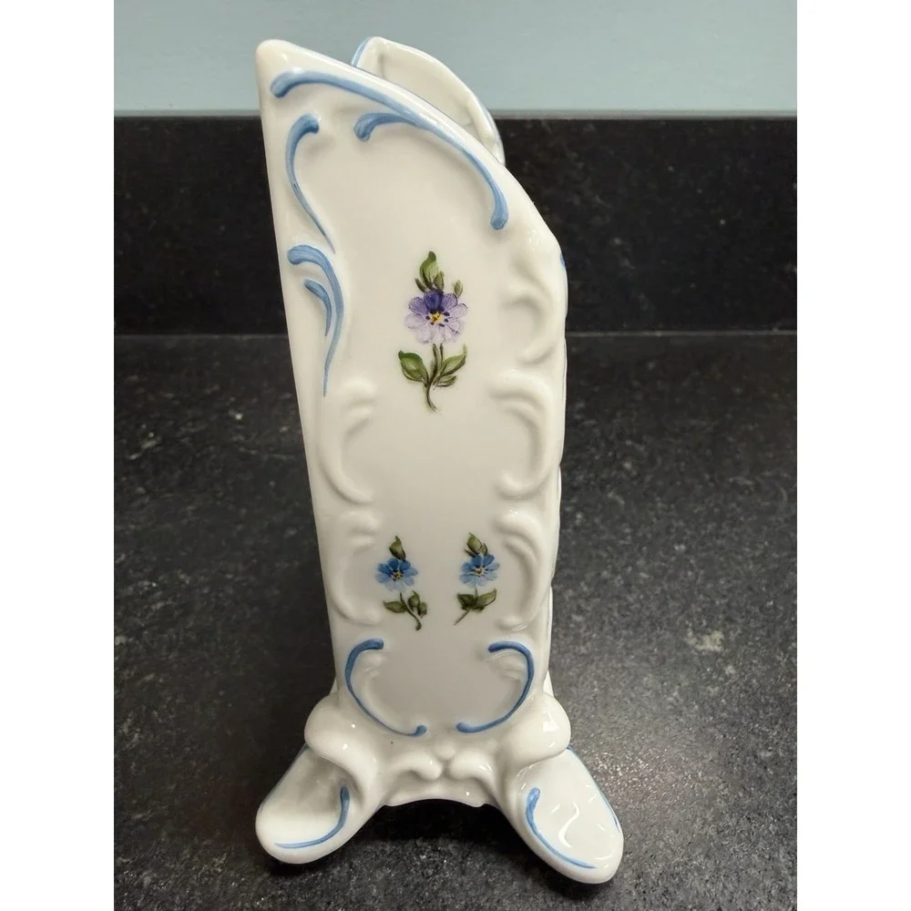 Anna Weatherley Hand Painted Porcelain Letter‎ Mail Napkin Holder Hungary BP1